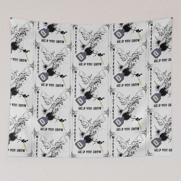 Item preview, Mistakes Help You Grow (Spilled Ink Phoenix) designed and sold by SimplyMe-Plus.