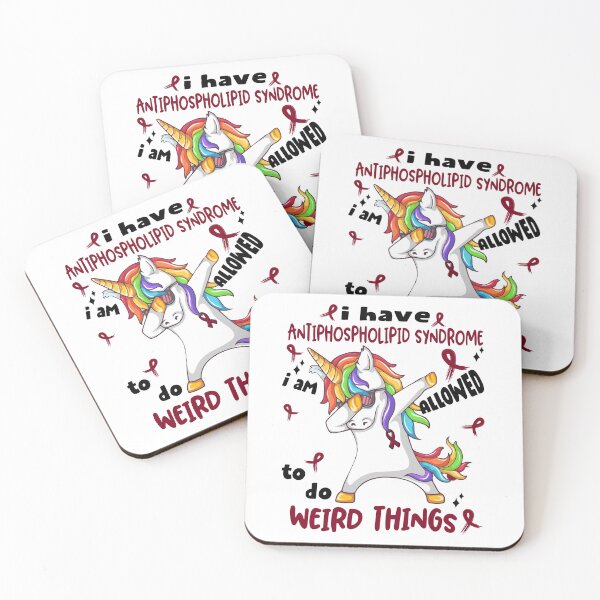 Item preview, Antiphospholipid Syndrome Awareness Funny I have Antiphospholipid Syndrome i'm allowed to do Weird Things! designed and sold by JanetShop809.