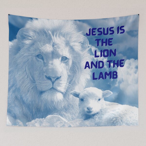 Item preview, The Lion And The Lamb ~ Revelations 5:5-7 designed and sold by RhondaCGoins.