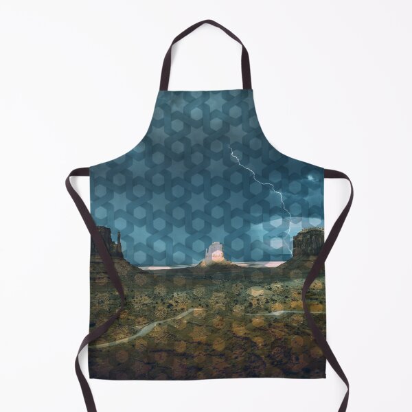 Item preview, Brown Landscape Under Gray Sky with intertwined paper stripes designed and sold by Palteeshop.