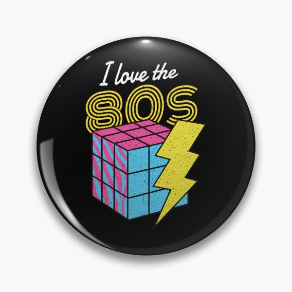 Item preview, I LOVE THE 80S Rubik Lover Gift designed and sold by ArcanWilkinson.