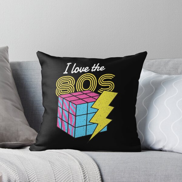 Item preview, I LOVE THE 80S Rubik Lover Gift designed and sold by ArcanWilkinson.
