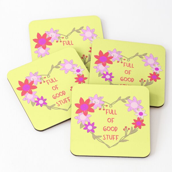 Item preview, Floral Heart.. Full of good stuff, a simple design with a positive vibe designed and sold by Wonder & Whimsy.