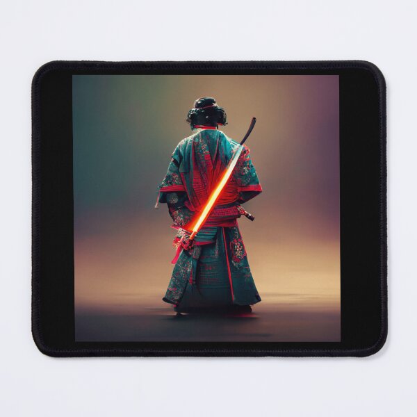 Item preview, Samurai with a glowing sword - best selling  designed and sold by Aditya Bhole.