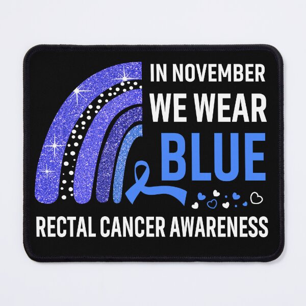 Item preview, In November We Wear Blue Rectal Cancer Awareness designed and sold by Gillosina.