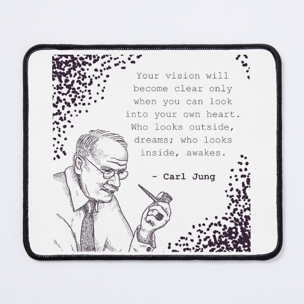 Item preview, Carl Jung Quote Inner Work designed and sold by AbrahamicDesign.
