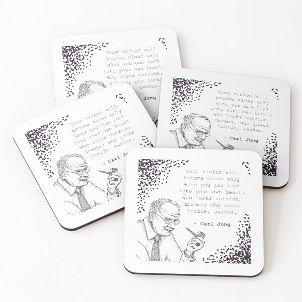 Item preview, Carl Jung Quote Inner Work designed and sold by AbrahamicDesign.