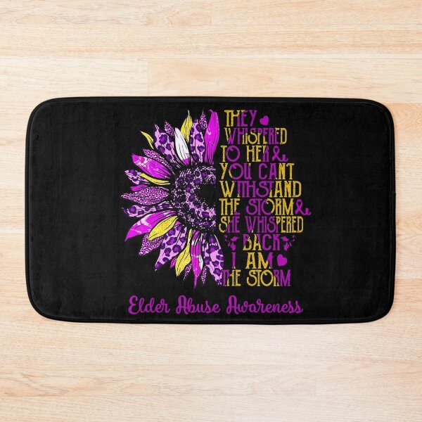 Item preview, I Am The Storm Sunflower Leopard Elder Abuse Awareness designed and sold by rechardtee.