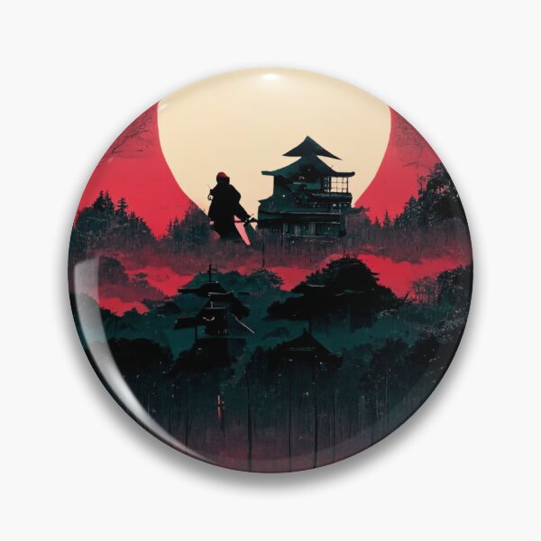 Item preview, Japanese Samurai House - best selling  designed and sold by Aditya Bhole.