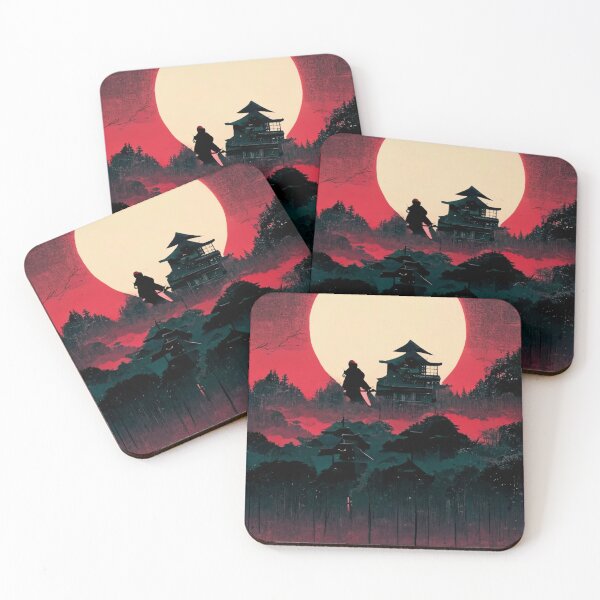 Item preview, Japanese Samurai House - best selling  designed and sold by Aditya Bhole.