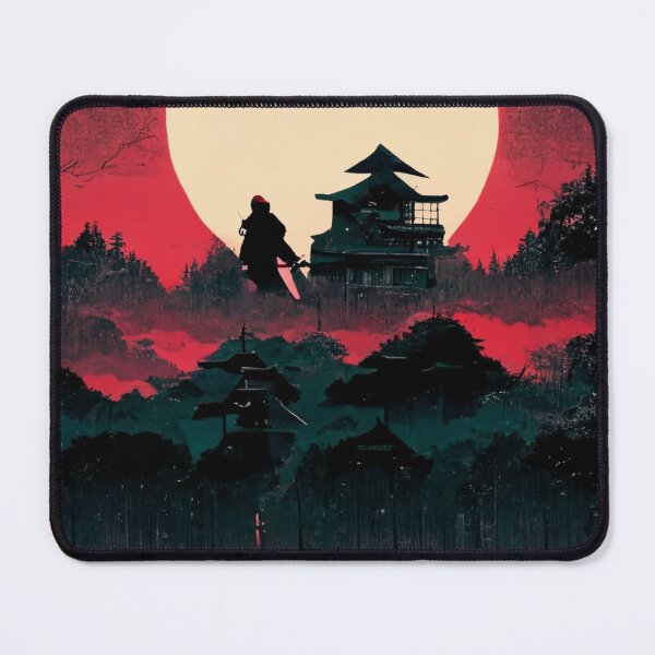 Item preview, Japanese Samurai House - best selling  designed and sold by Aditya Bhole.