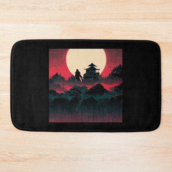 Item preview, Japanese Samurai House - best selling  designed and sold by Aditya Bhole.
