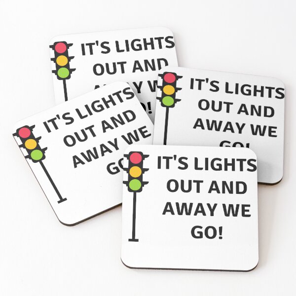 Item preview, Lights Out and Away We Go designed and sold by F1-Undone.