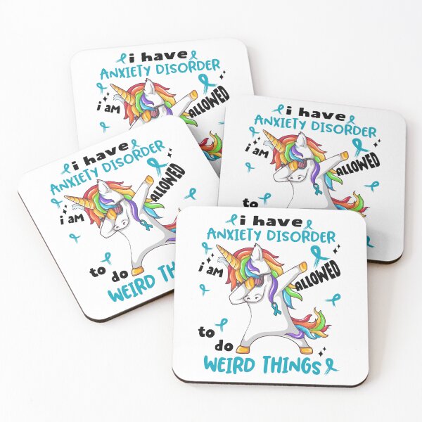 Item preview, Anxiety Disorder Awareness Funny I have Anxiety Disorder i'm allowed to do Weird Things! designed and sold by JanetShop809.