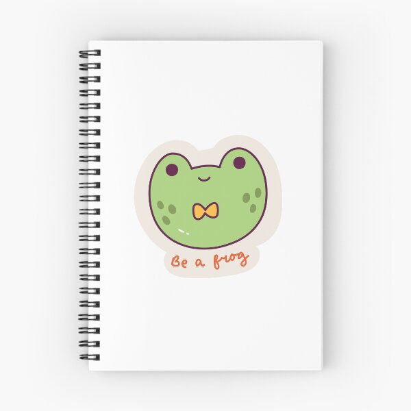 Item preview, Cute and funny kawaii colorful cartoon frog ‘Be a frog’, cute kawaii frogs, kawaii frogs for frog lovers  designed and sold by haRexia.