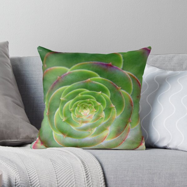 Unfurled Throw Pillow
