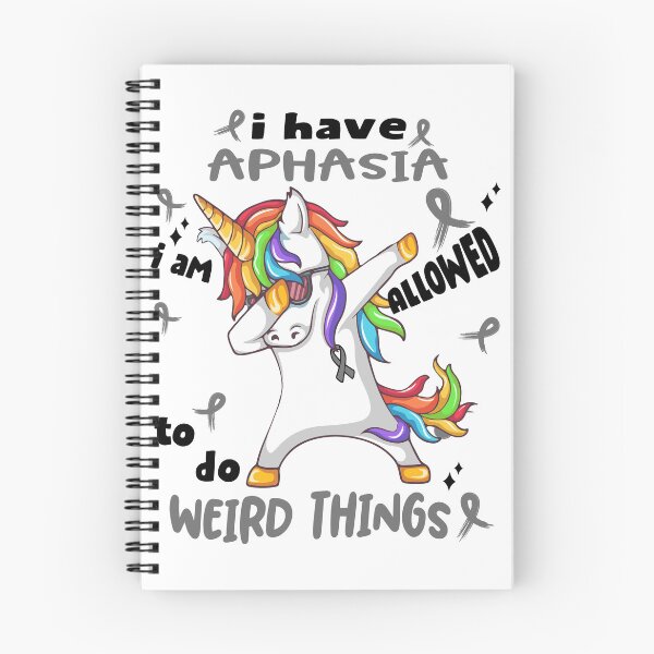 Item preview, Aphasia Awareness Funny I have Aphasia i'm allowed to do Weird Things! designed and sold by JanetShop809.