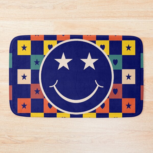 Item preview, Retro Checkered Smiling Face  - Smiling Face - Smile Face - Happy Life designed and sold by Luvjesus2.