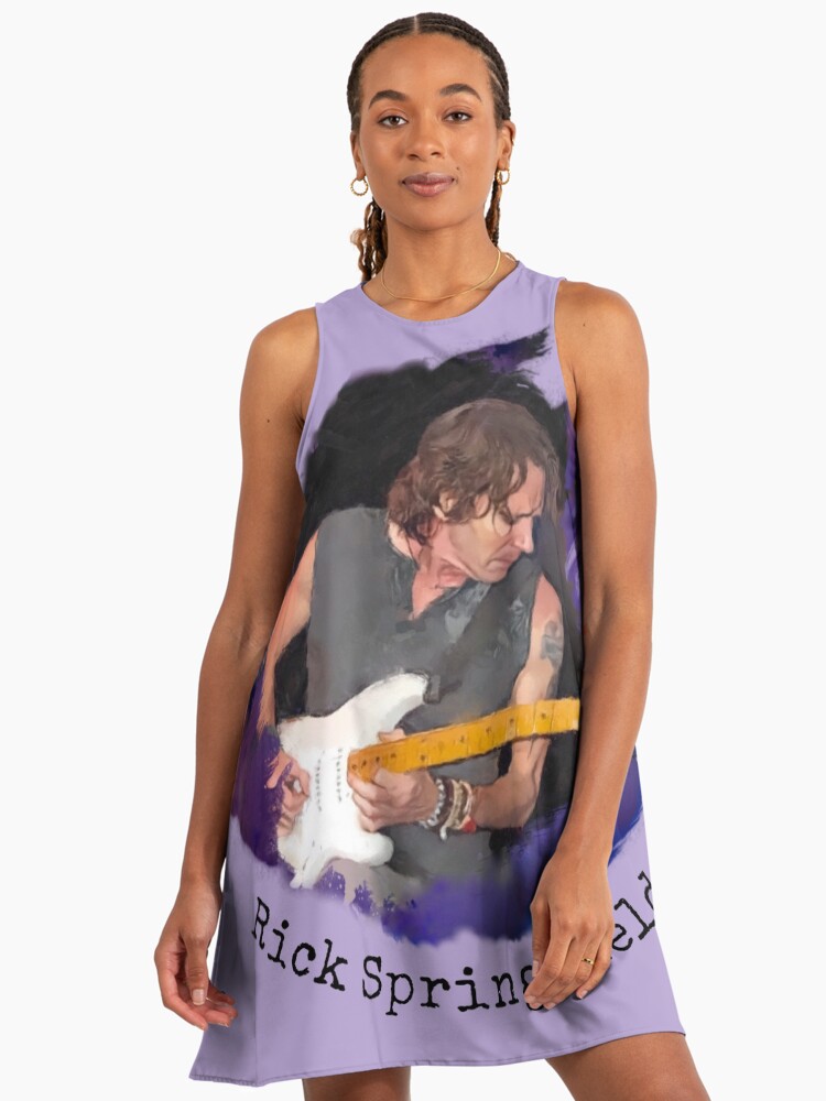 Rick Springfield In Concert Concert A-Line Dress Rick Springfield In Concert Concert A-Line Dress