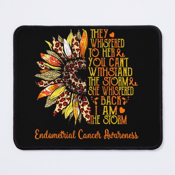 Item preview, I Am The Storm Sunflower Leopard Endometrial Cancer Awareness designed and sold by rechardtee.