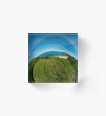 Kinnagoe Bay (as half a planet :-) Acrylic Block