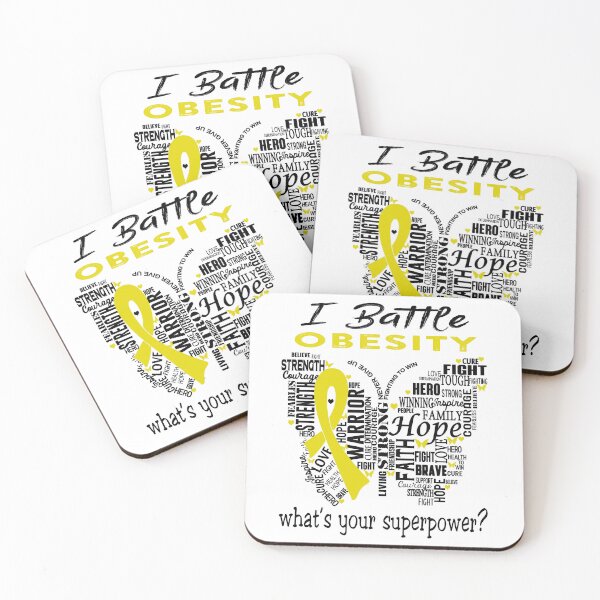 Item preview, Obesity Warrior - I Battle Obesity What is your Superpower? designed and sold by KirstybShop.