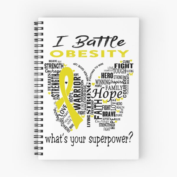 Item preview, Obesity Warrior - I Battle Obesity What is your Superpower? designed and sold by KirstybShop.