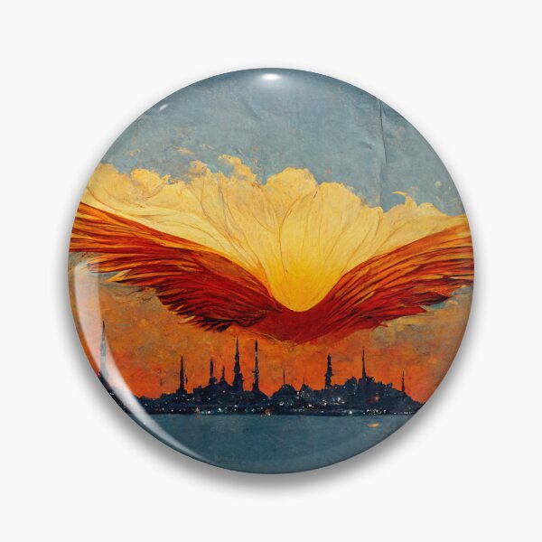 Item preview, a phoenix flying over istanbul  designed and sold by Roselight13.