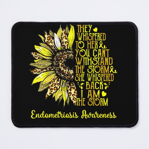 Item preview, I Am The Storm Sunflower Leopard Endometriosis Awareness designed and sold by rechardtee.