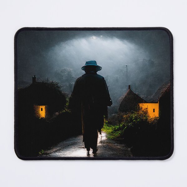 Item preview, Hombre caminando por la noche designed and sold by GhostSpace13.