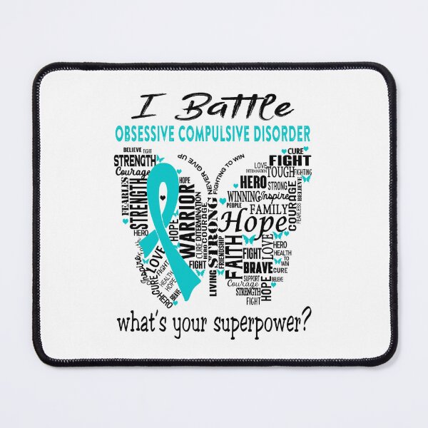 Item preview, Obsessive Compulsive Disorder Warrior - I Battle Obsessive Compulsive Disorder What is your Superpower? designed and sold by KirstybShop.