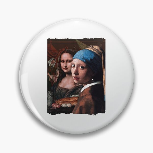 Item preview, Pop Art - Monalisa x Girl with a Pearl Earring designed and sold by StardustCompany.