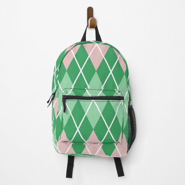 Item preview, Green and Pink Argyle Pattern designed and sold by Creations-By-Em.