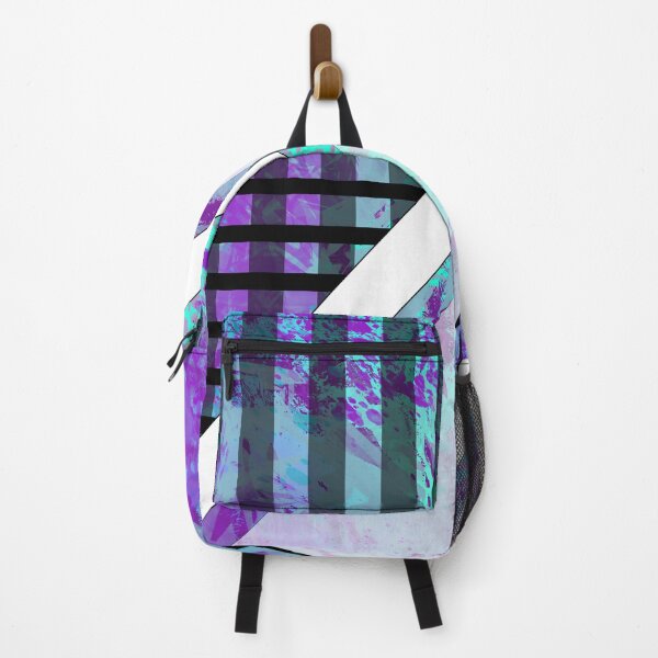 Item preview, Splattered Paints Light Blue Purples Plaid FashionWear Design designed and sold by Shan Shankaran.