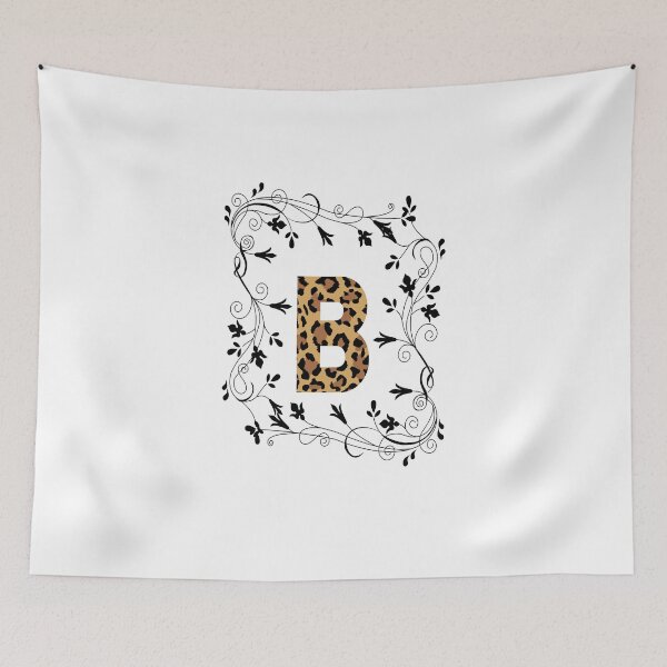 Aperçu de l'œuvre Conception de lettre B de fleurs, monogramme avec des fleurs, cadeaux initiaux pour elle- créée et vendue par bartdesigner.