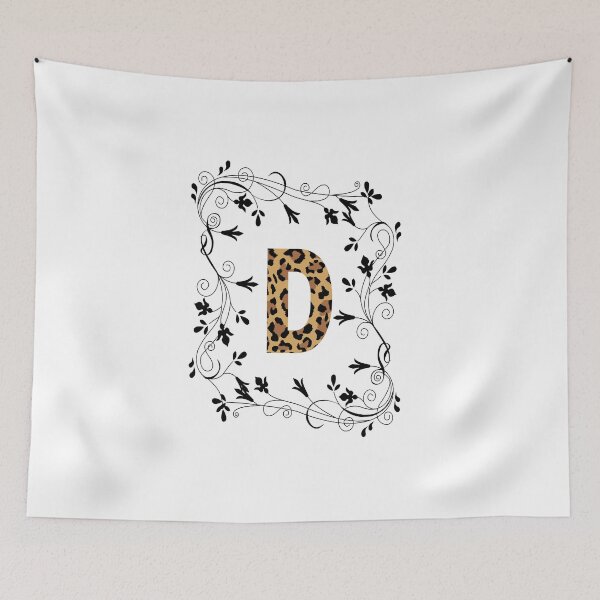 Item preview, Flowers Letter D Design, Monogram with Flowers, Initial Gifts for Her- designed and sold by bartdesigner.