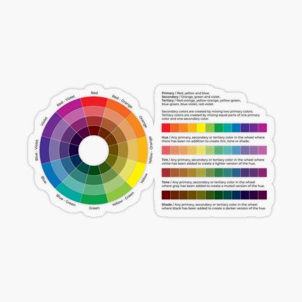 Color Theory, American English on Sand Greeting Card for Sale by  ThePrintNook