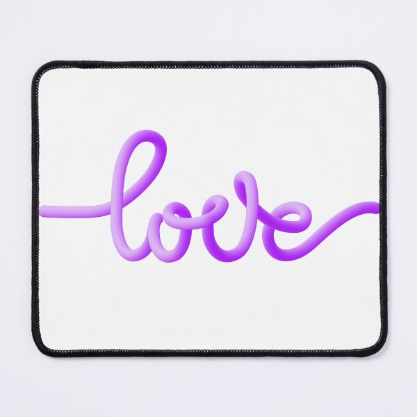 Item preview, 3d gradient calligraphic text LOVE designed and sold by zuperelectracat.