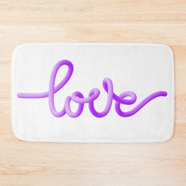 Item preview, 3d gradient calligraphic text LOVE designed and sold by zuperelectracat.