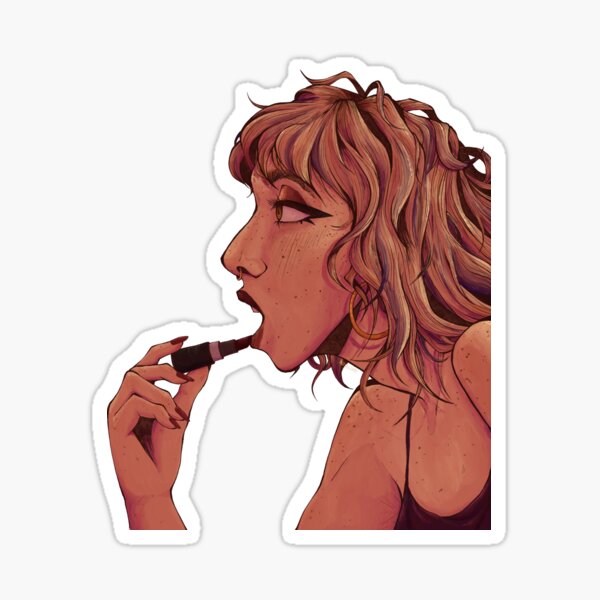 dumb-broad-sticker-for-sale-by-acryliccore-redbubble