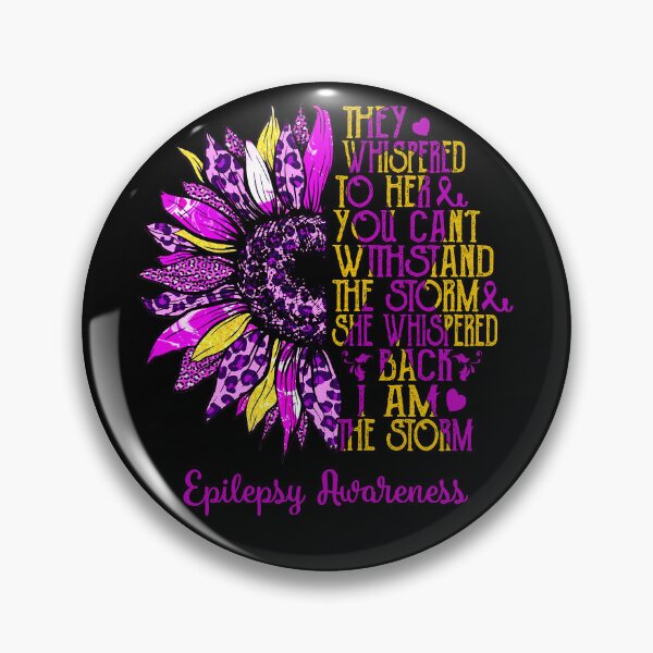 Item preview, I Am The Storm Sunflower Leopard Epilepsy Awareness designed and sold by rechardtee.