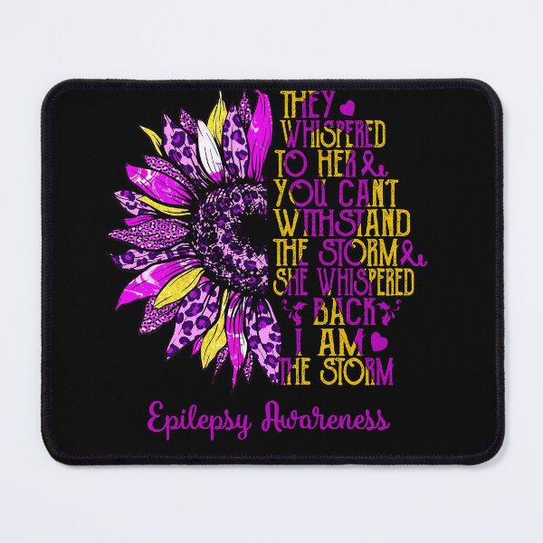 Item preview, I Am The Storm Sunflower Leopard Epilepsy Awareness designed and sold by rechardtee.