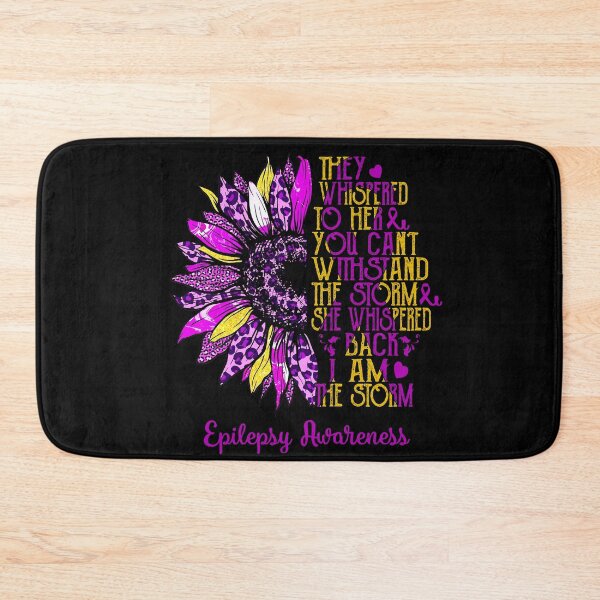 Item preview, I Am The Storm Sunflower Leopard Epilepsy Awareness designed and sold by rechardtee.