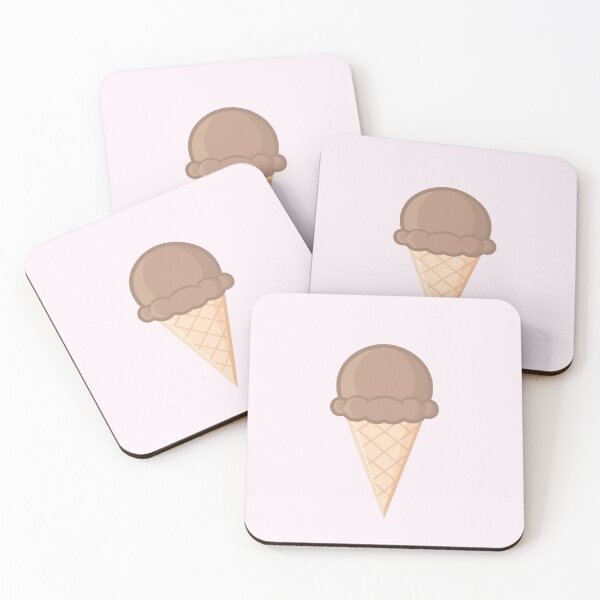Item preview, Cute Pastel Chocolate Ice Cream Cone designed and sold by whitelightningE.
