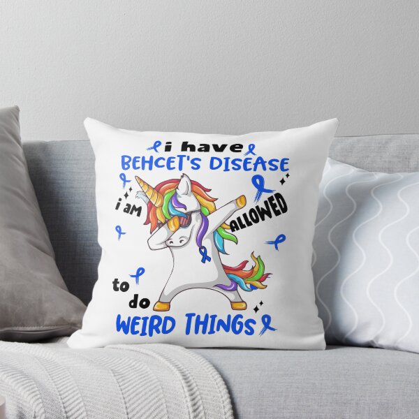 Item preview, Behcet's Disease Awareness Funny I have Behcet's Disease i'm allowed to do Weird Things! designed and sold by JanetShop809.