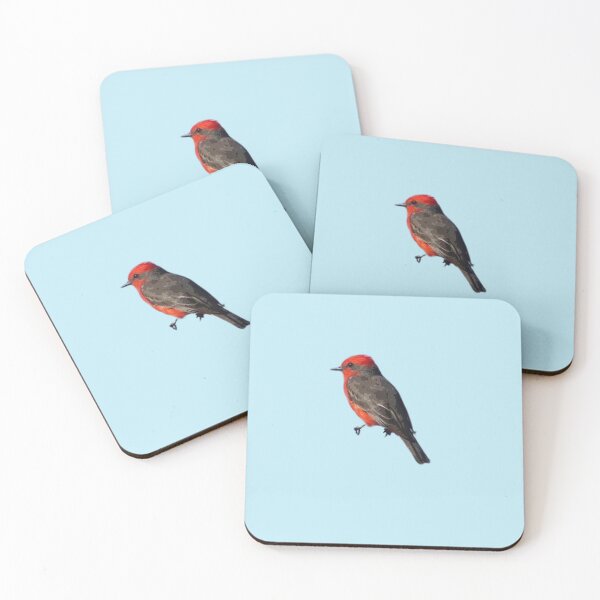 Item preview,  A Vermilion Flycatcher Color Design  designed and sold by designsasstultd.