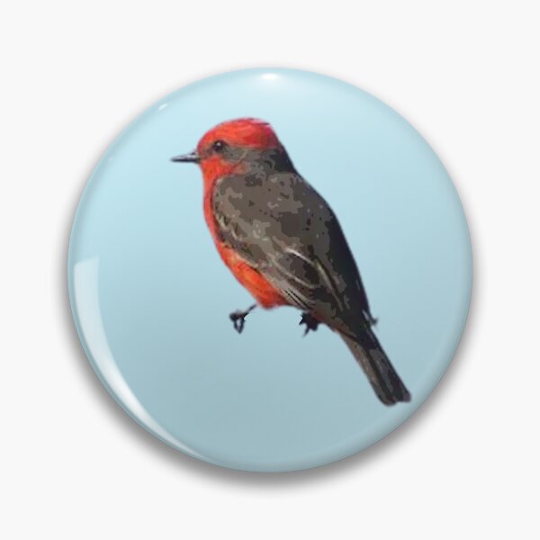 Item preview,  A Vermilion Flycatcher Color Design  designed and sold by designsasstultd.