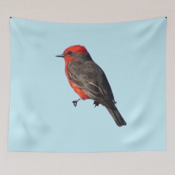 Item preview,  A Vermilion Flycatcher Color Design  designed and sold by designsasstultd.