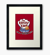 Krusty Krab Framed Print