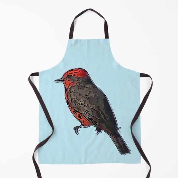 Item preview, A Vermilion Flycatcher Black Alternate Design designed and sold by designsasstultd.